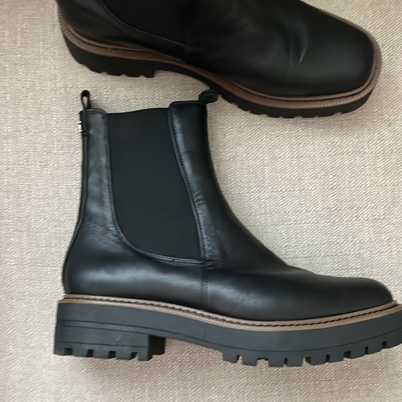 Sam Edelman Laguna Chelsea Boot - Black Lug Sole Size 10 - Picture 6 of 10